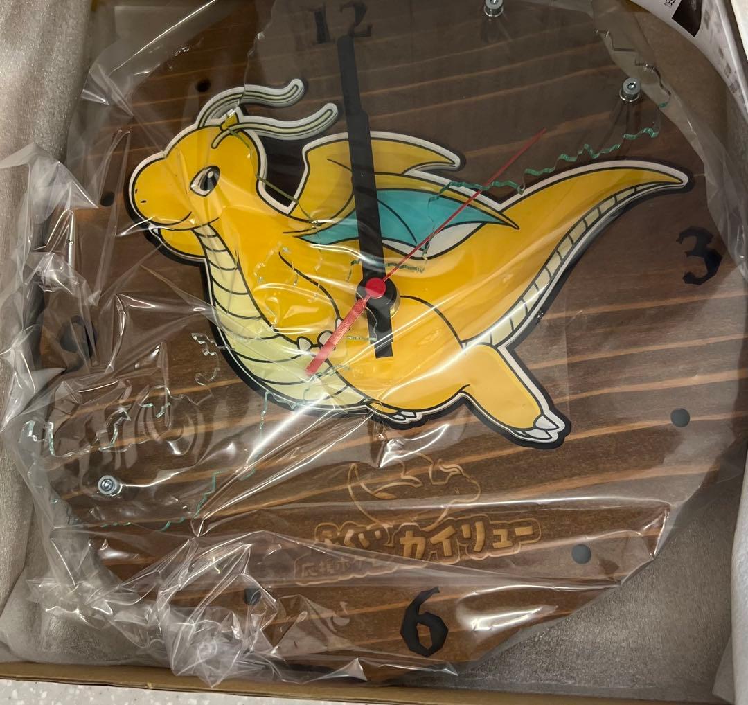 福井県限定 ポケモンセンター カイリュー 壁掛け時計 - メルカリ