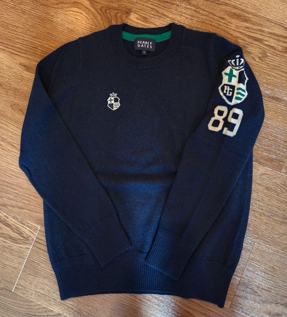 パーリーゲイツ カシミアニット ネイビー 1(M) - メルカリ