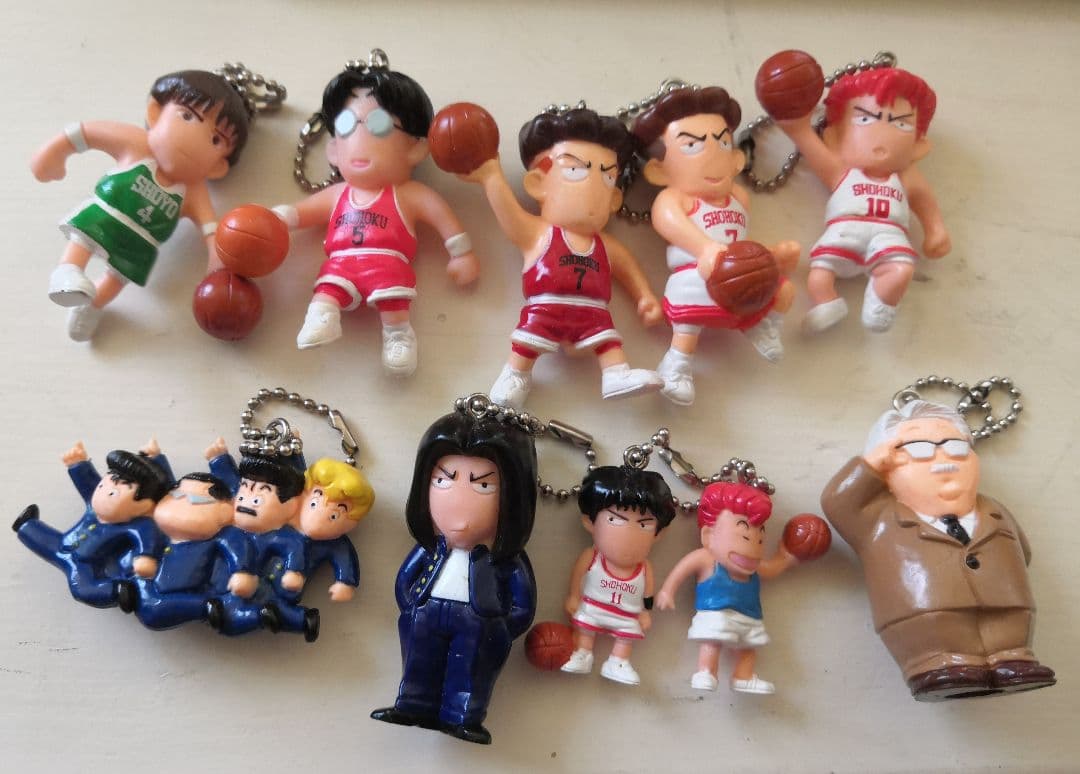 スラムダンク キーホルダー SLAM DUNK フィギュア ボールキーチェーン