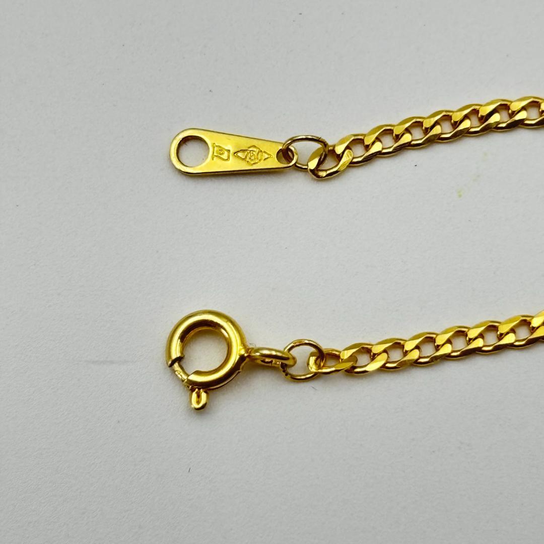 ⭐ 極美品 ✨K18金ゴールドチェーンネックレス 3.13g