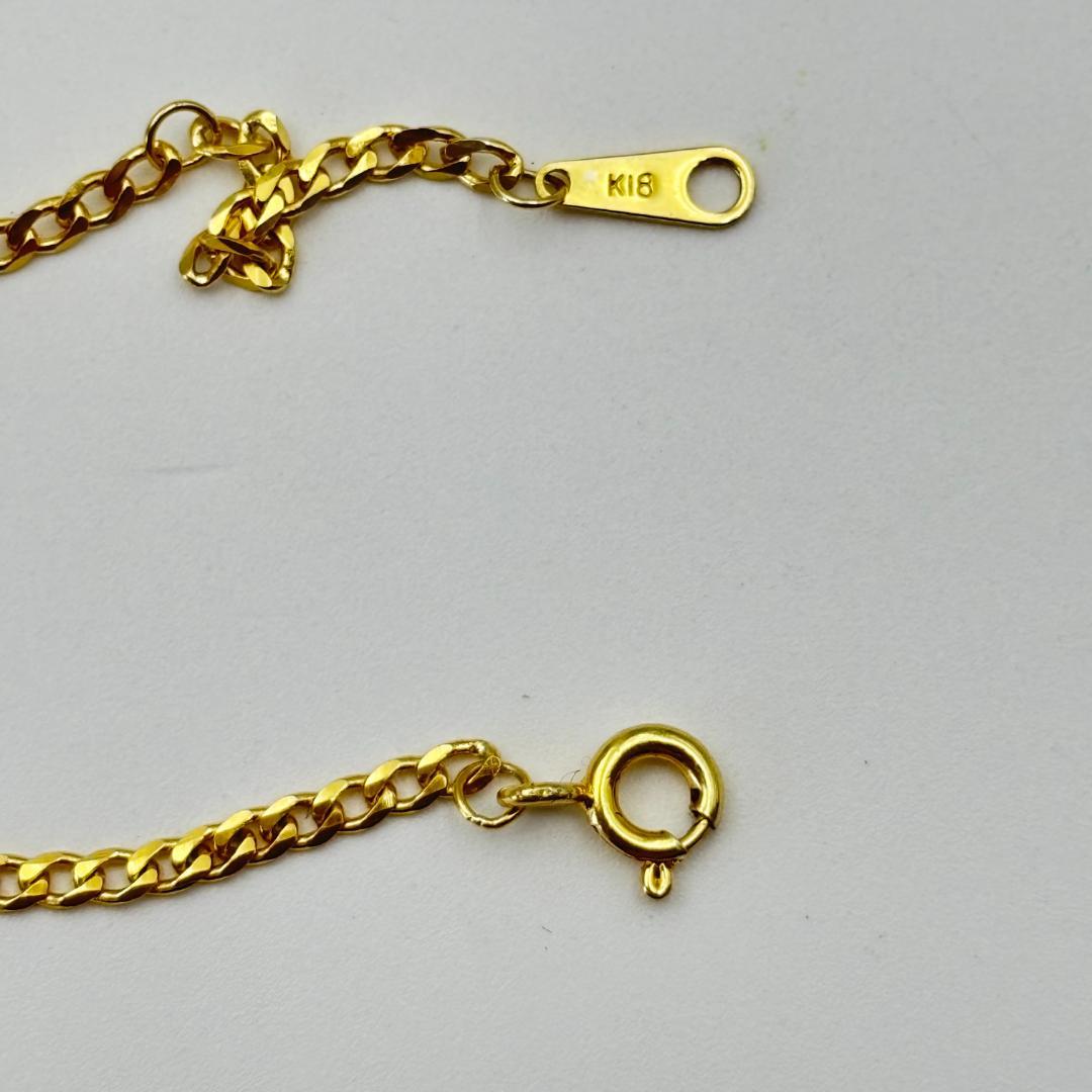 ⭐ 極美品 ✨K18金ゴールドチェーンネックレス 3.13g