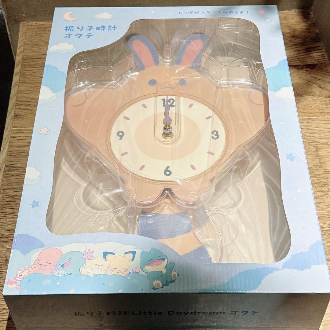 本日発送】ポケモンセンター 振り子時計 Little Daydream オタチ
