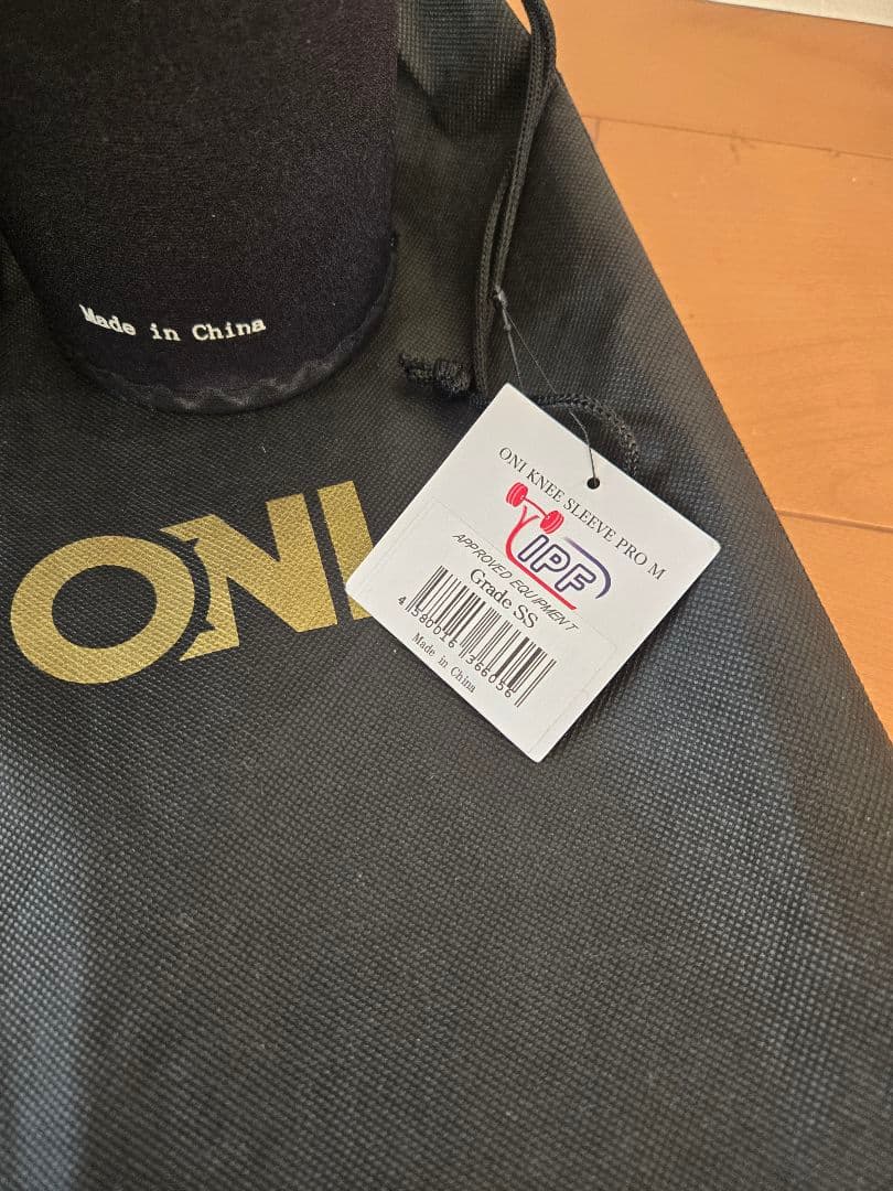 鬼プロ ニースリーブ S級 Mサイズ IPF公認 ONI S級品ONI ニー 【