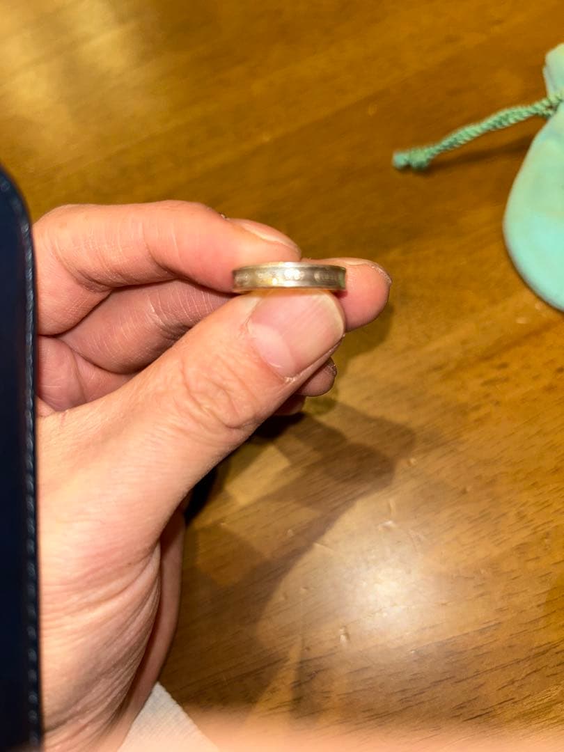 Tiffany & Co. 925シルバーリング オリジナルポーチ付き TIFFANY&Co.（ティファニー） 9号 リング・指輪 ラビングハート