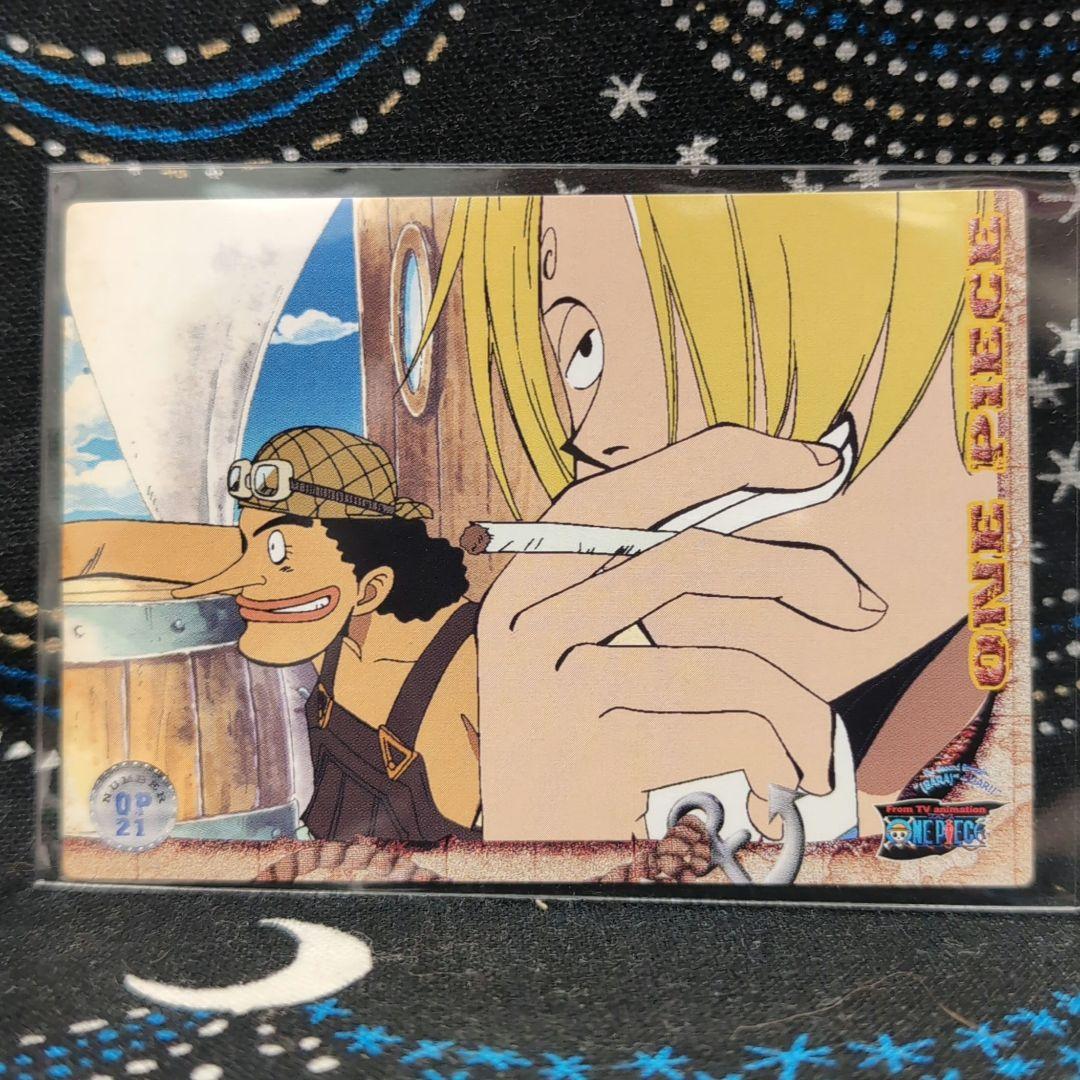 激レア ワンピース アマダ トレーディングステッカー アニメ サンジ