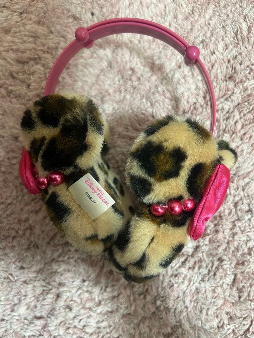 ら様専用 ミニー ヒョウ柄 イヤーマフ - メルカリ