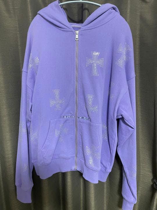 unknown london 廃盤 パープル パーカー 紫 - メルカリ