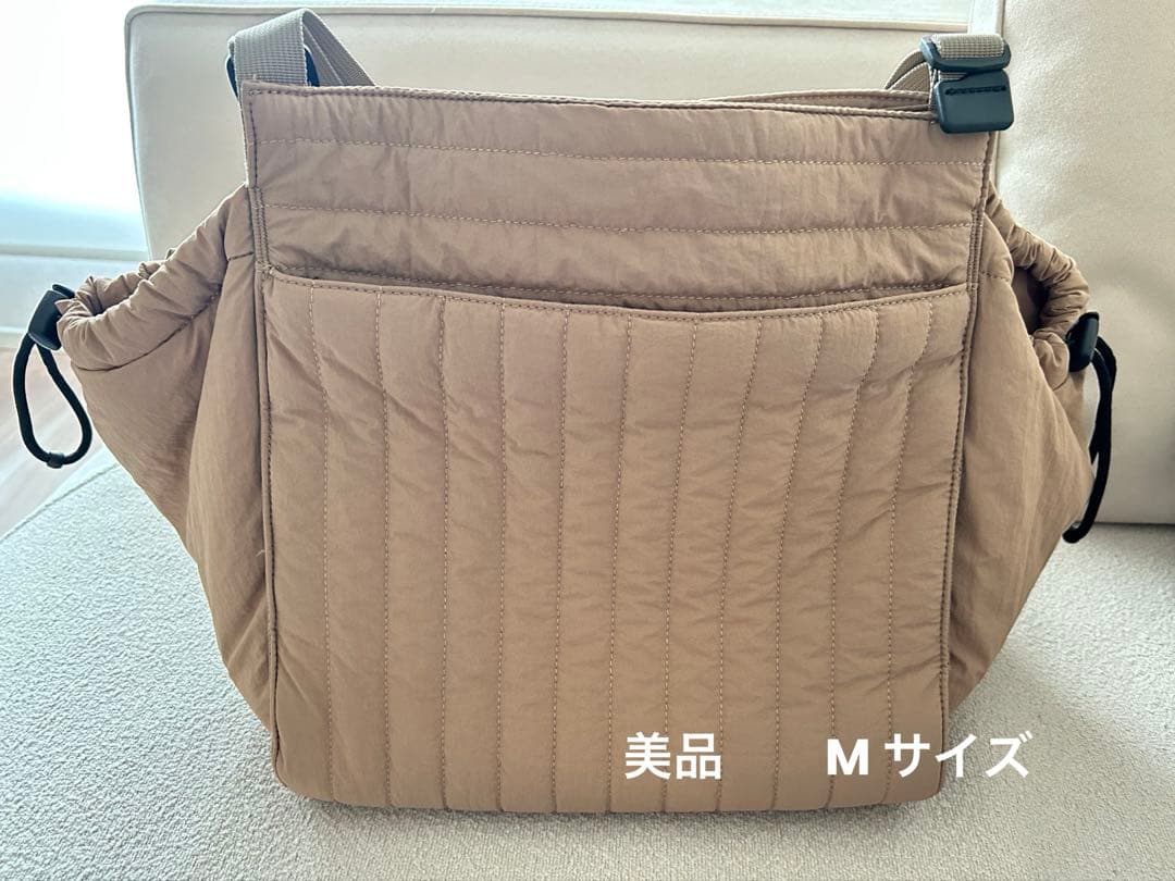 【美品】SOLPRESA マザーズバック M グレイッシュベージュ　※最終値下げ SOLPRESA（ソルプレーサ） マザーズバッグ 「洗濯機洗い可能」ママ