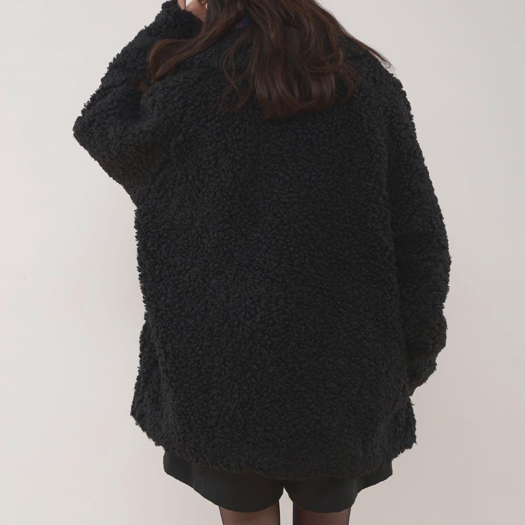 MUHET プードルシャギーダッフルコート 古着 Sサイズ - メルカリ