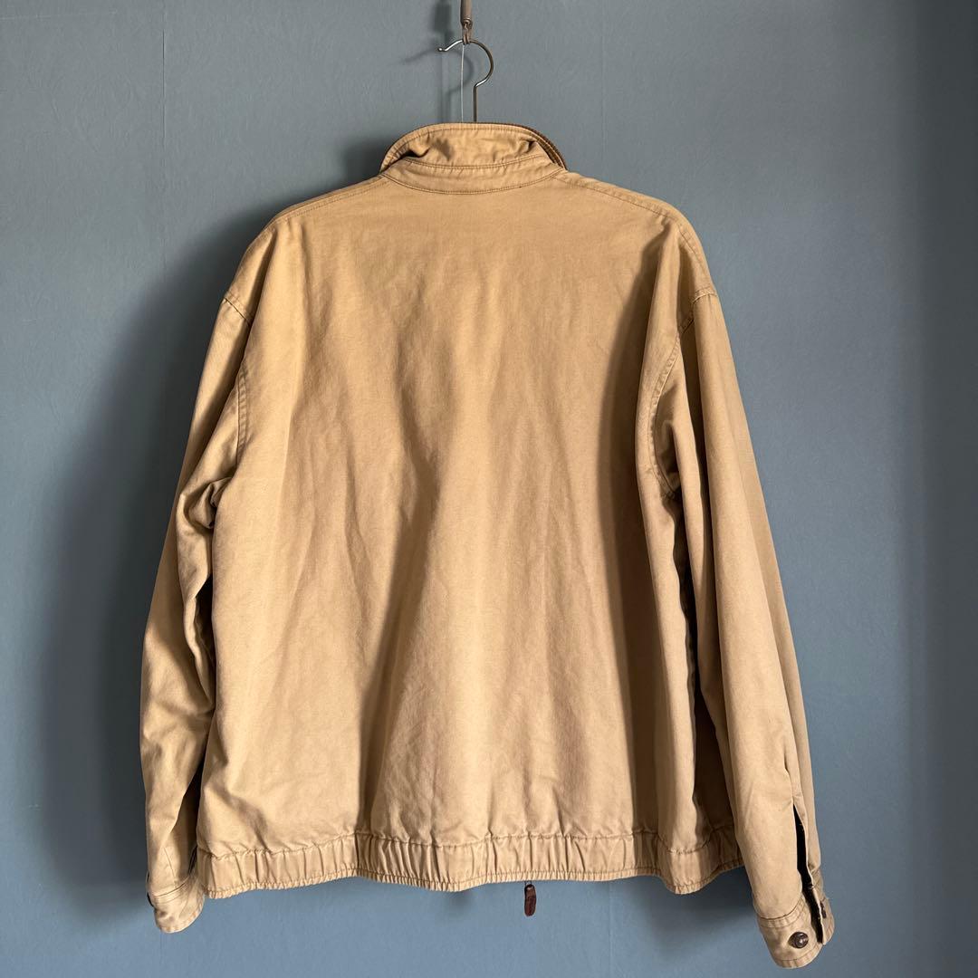 メンズ ポロラルフローレン ベージュ色、ジップアップジャケット