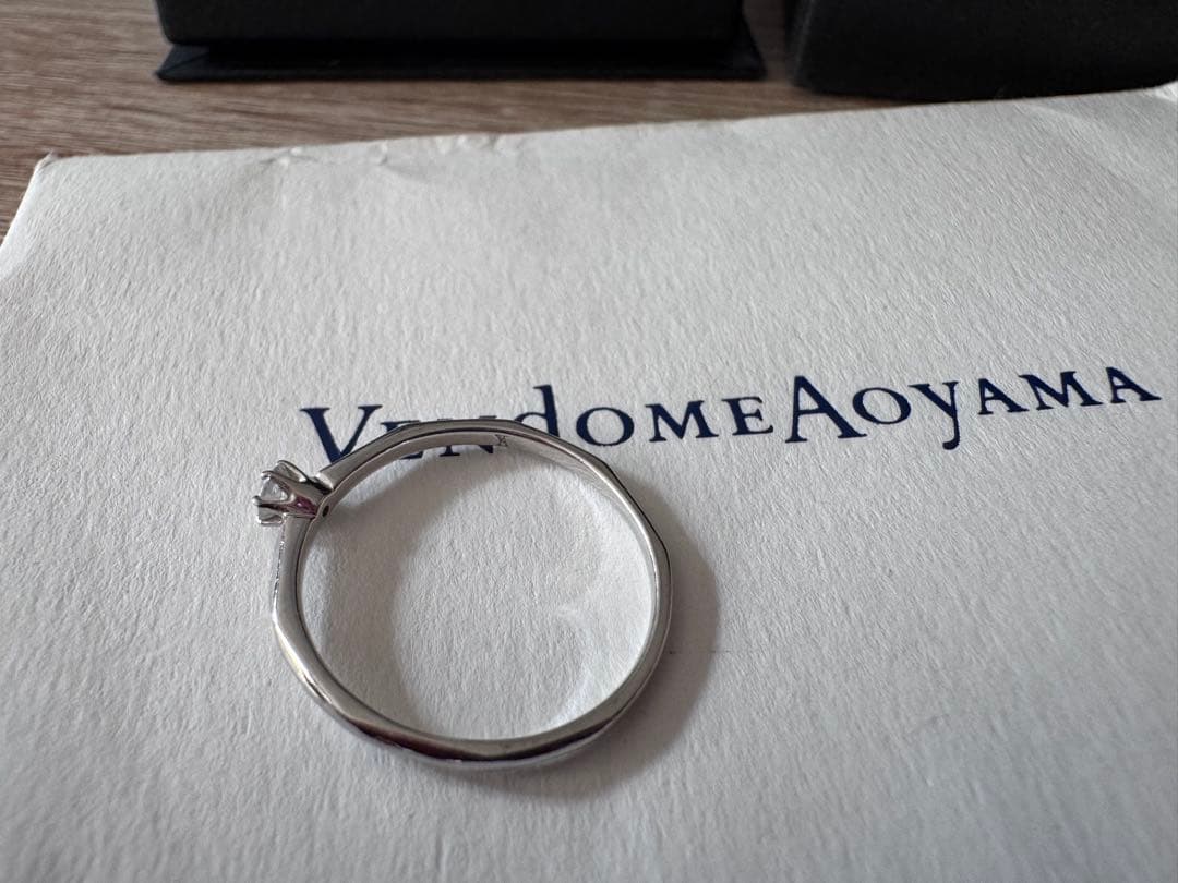 13号 Vendome Aoyama 0.1ct pt950 ダイヤモンドリング