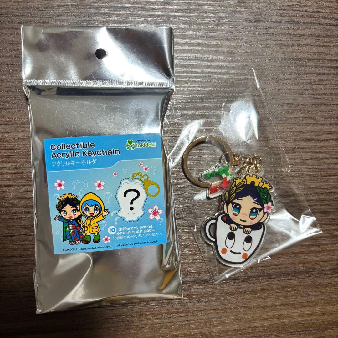 万博イタリア館限定】イタリアちゃん アクリルキーホルダー - メルカリ