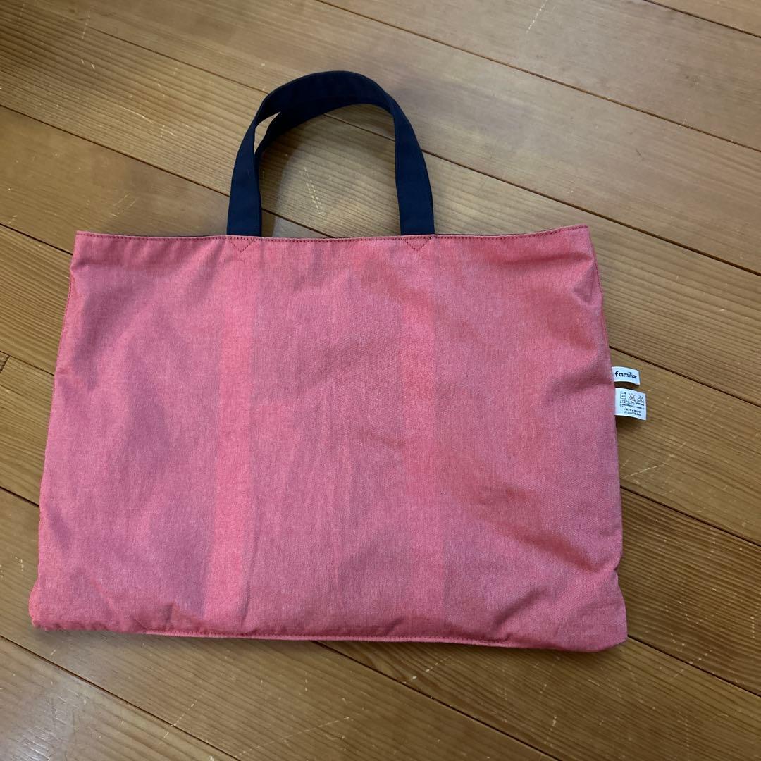 《ほぼ未使用》familiar チェリー柄トートバッグ