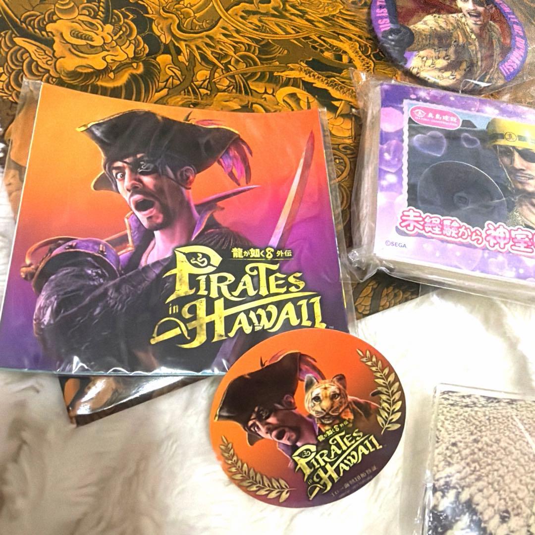 龍が如く 真島吾朗 ヘルメット 真島建設 クリアファイル 缶バッジ 新品✨️