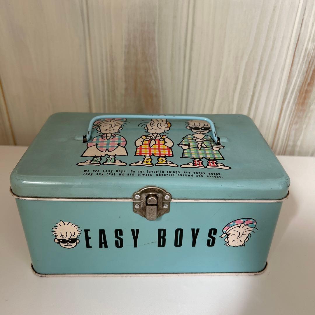 EASY BOYS 缶ケース 小物入れ 80年代ファンシーグッズ - メルカリ