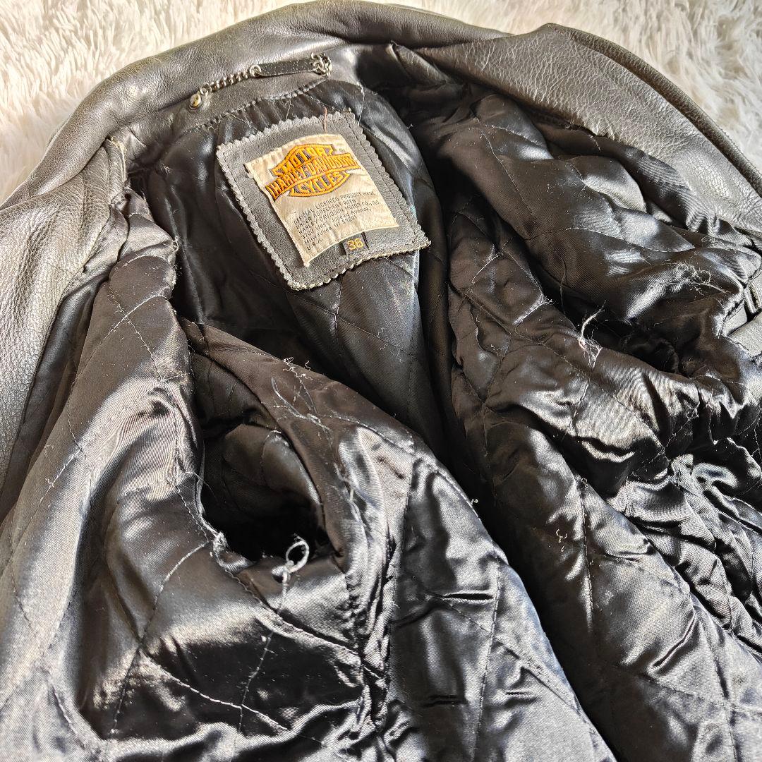 ハーレーダビッドソン スクリーミン イーグル レザーライダース 36 黒