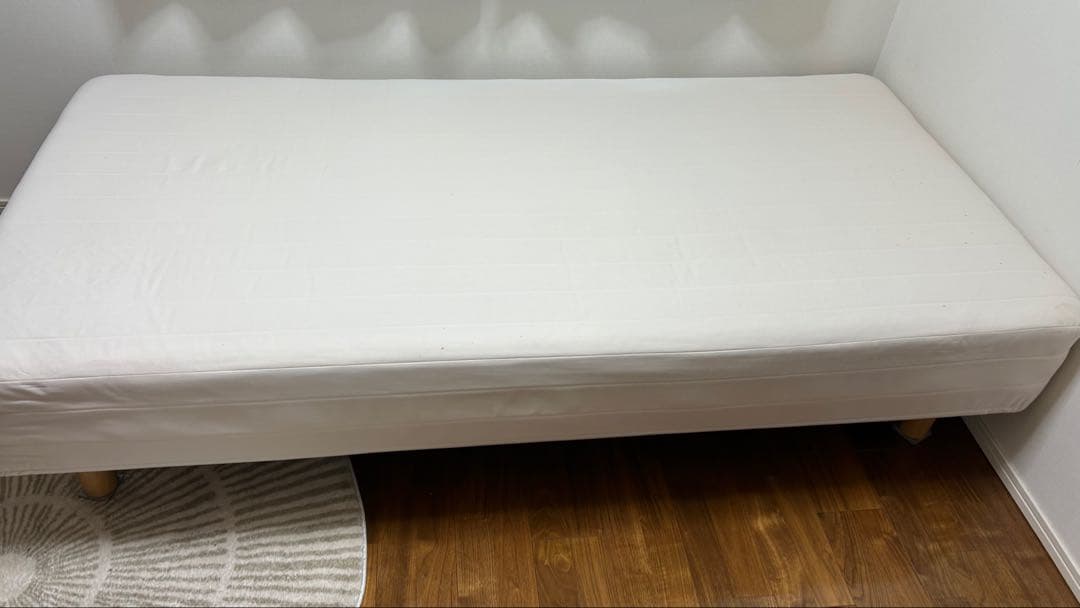 無印良品　脚付マットレス　シングル 脚付マットレス・高密度ポケットコイル・シングル（スチールメッシュ