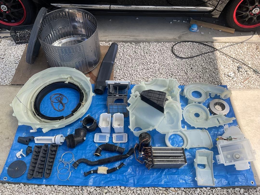 【分解洗浄済み】シャープドラム式洗濯乾燥機　ES -W113SL 2022年購入