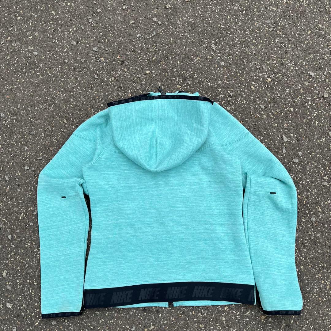 00s NIKE ナイキ テックフリース ジップパーカー ティファニーブルー S