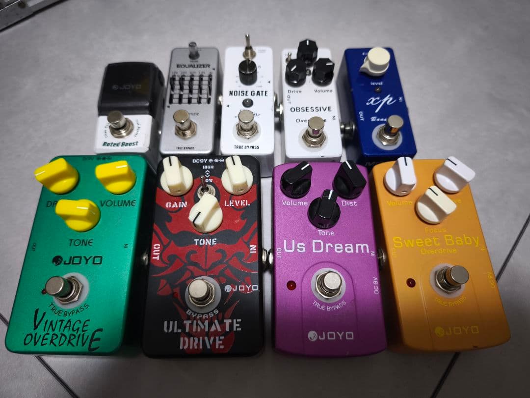 joyoなどの中華エフェクターセット【歪み系】 マーシャル系歪みエフェクター特集【Supernice!エフェクター】