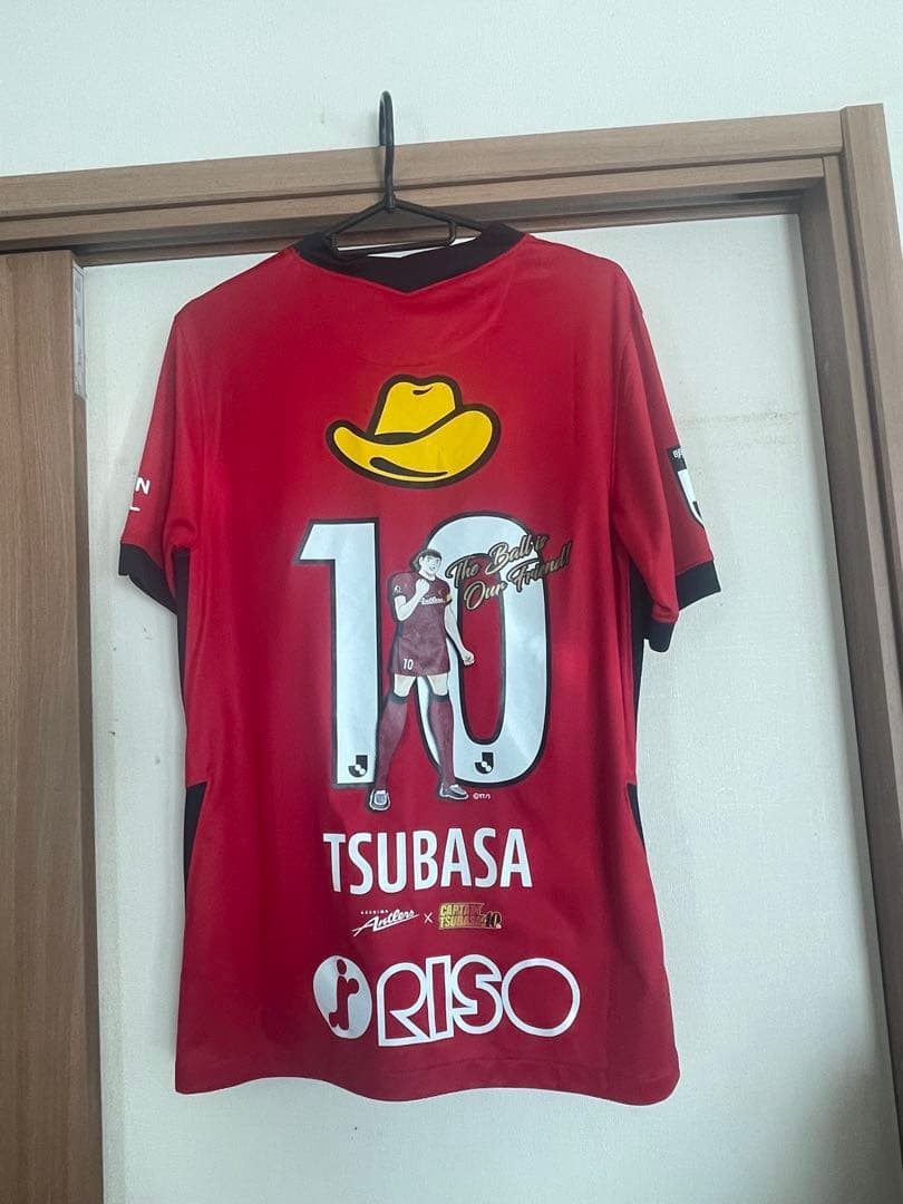 鹿島アントラーズ　キャプテン翼　ユニホーム NIKE（ナイキ） メンズ サッカー ライセンスシャツ 鹿島アントラーズ