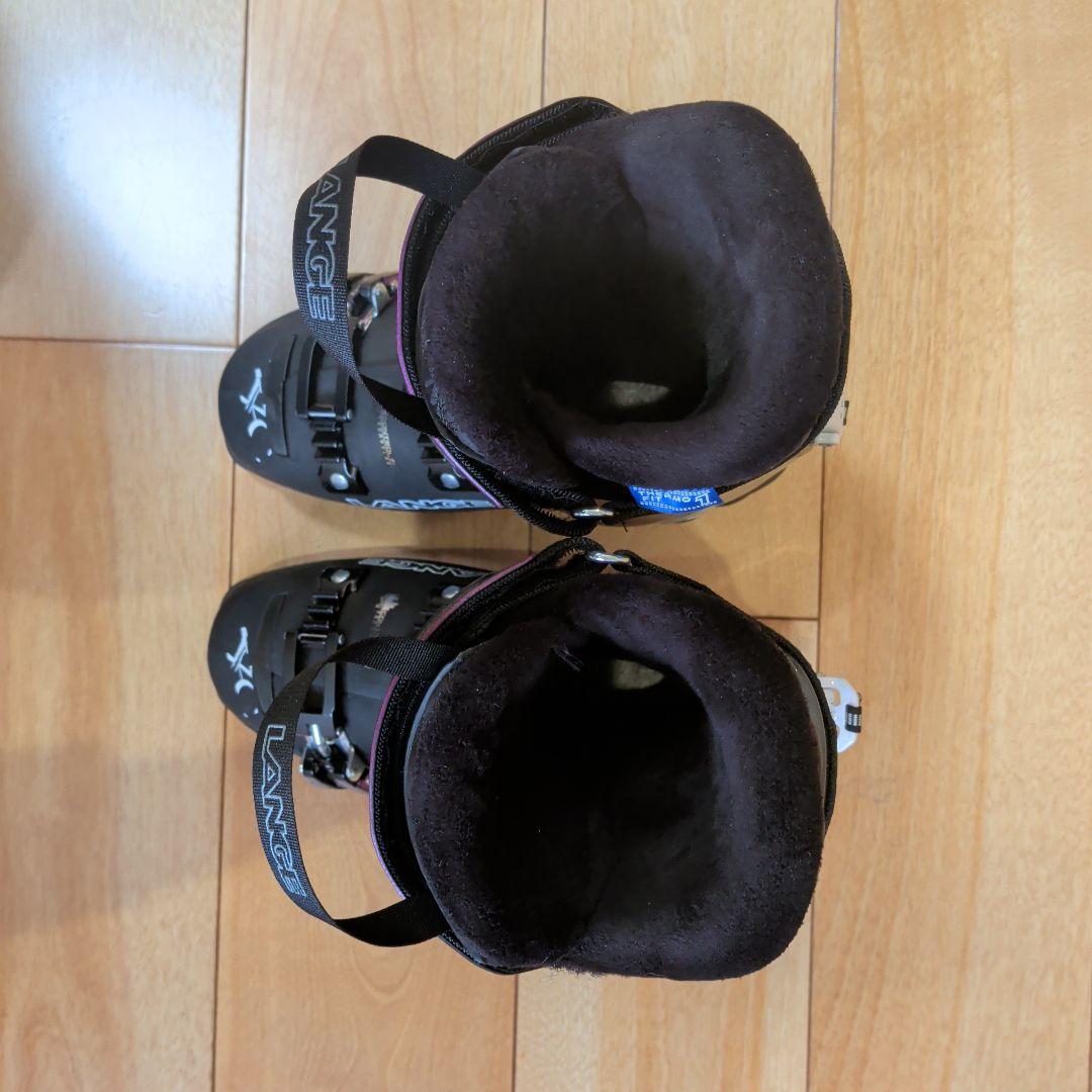 LANGE 女性用スキーブーツ ブラック 23.5cm