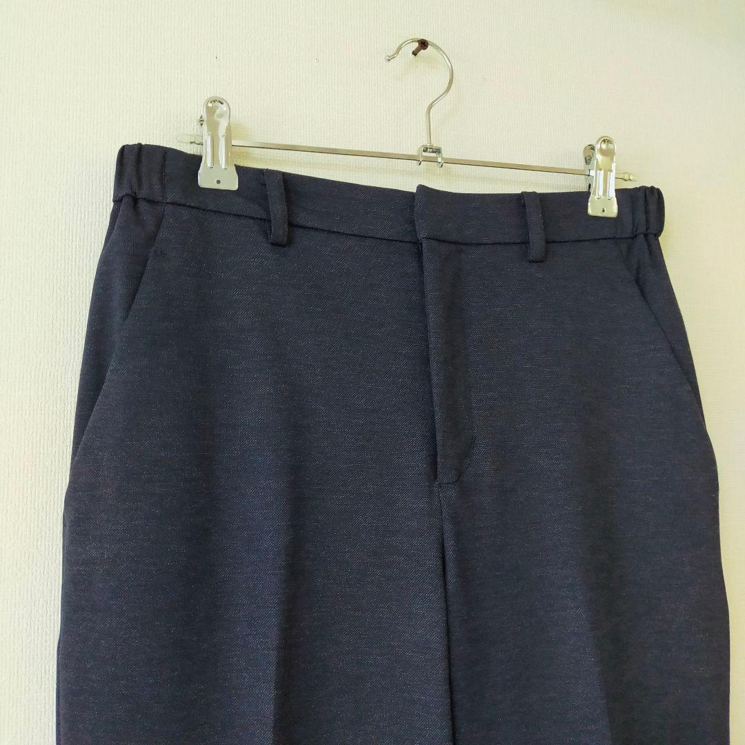 美品　A day in the life　40　洗えるノーカラーパンツスーツ