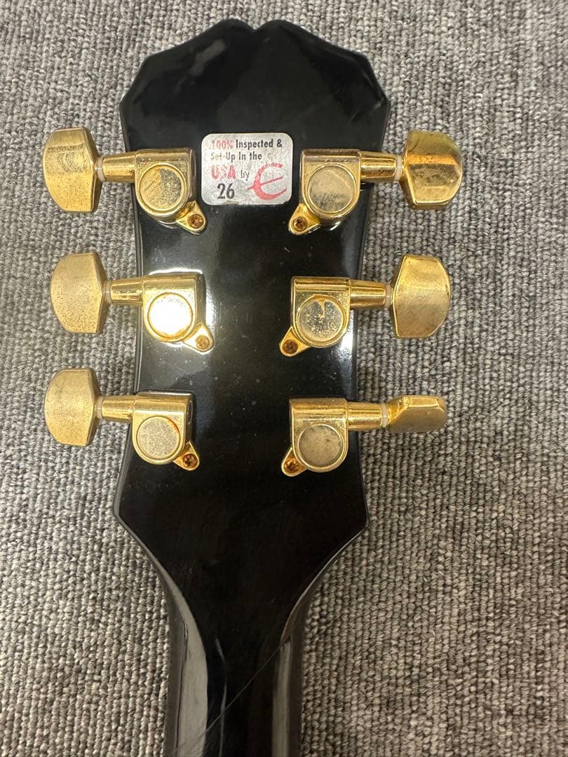 Epiphone レスポール エレキギター ブラック/ゴールド