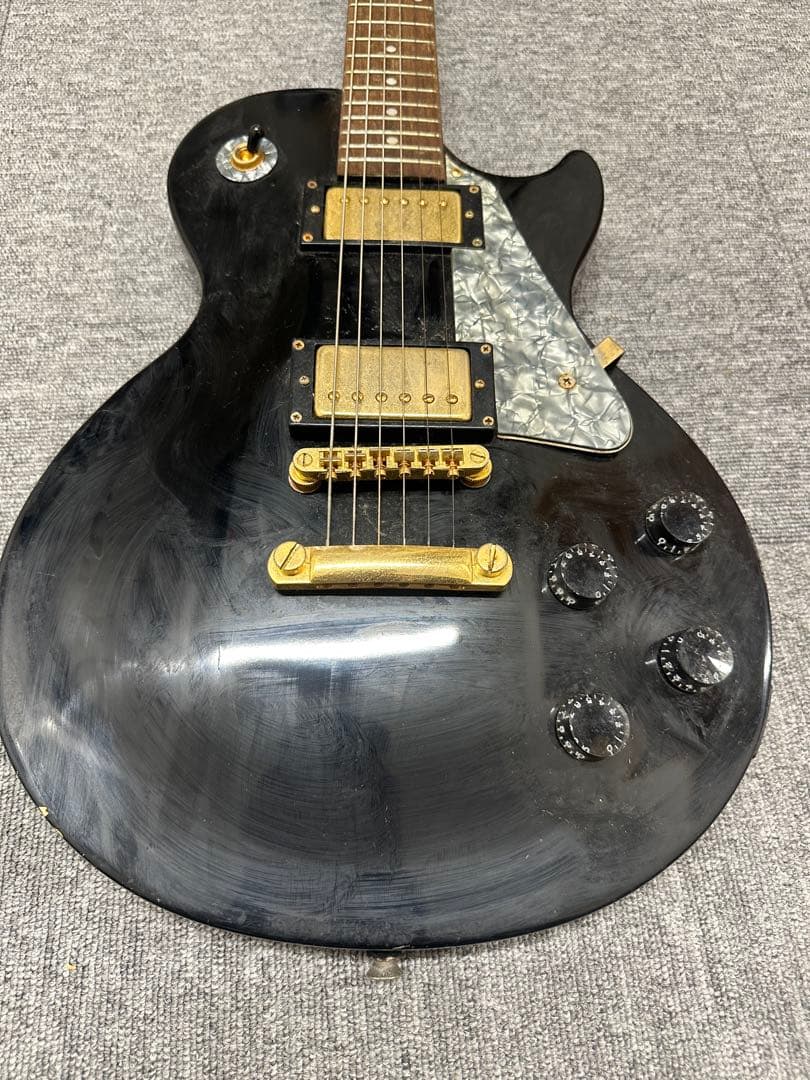 Epiphone レスポール エレキギター ブラック/ゴールド