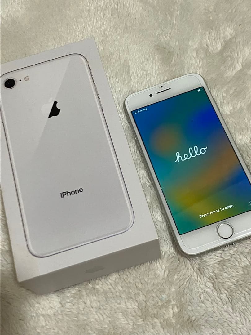 Apple iPhone 8 シルバー 本体 箱付き Original iPhone 8 box only with Accessories 64GB 256GB Gold Space