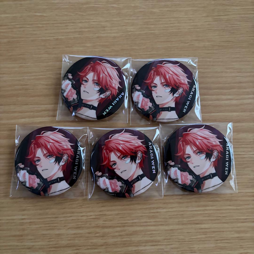 赤城ウェン ぎゃうるふ 缶バッジ - メルカリ