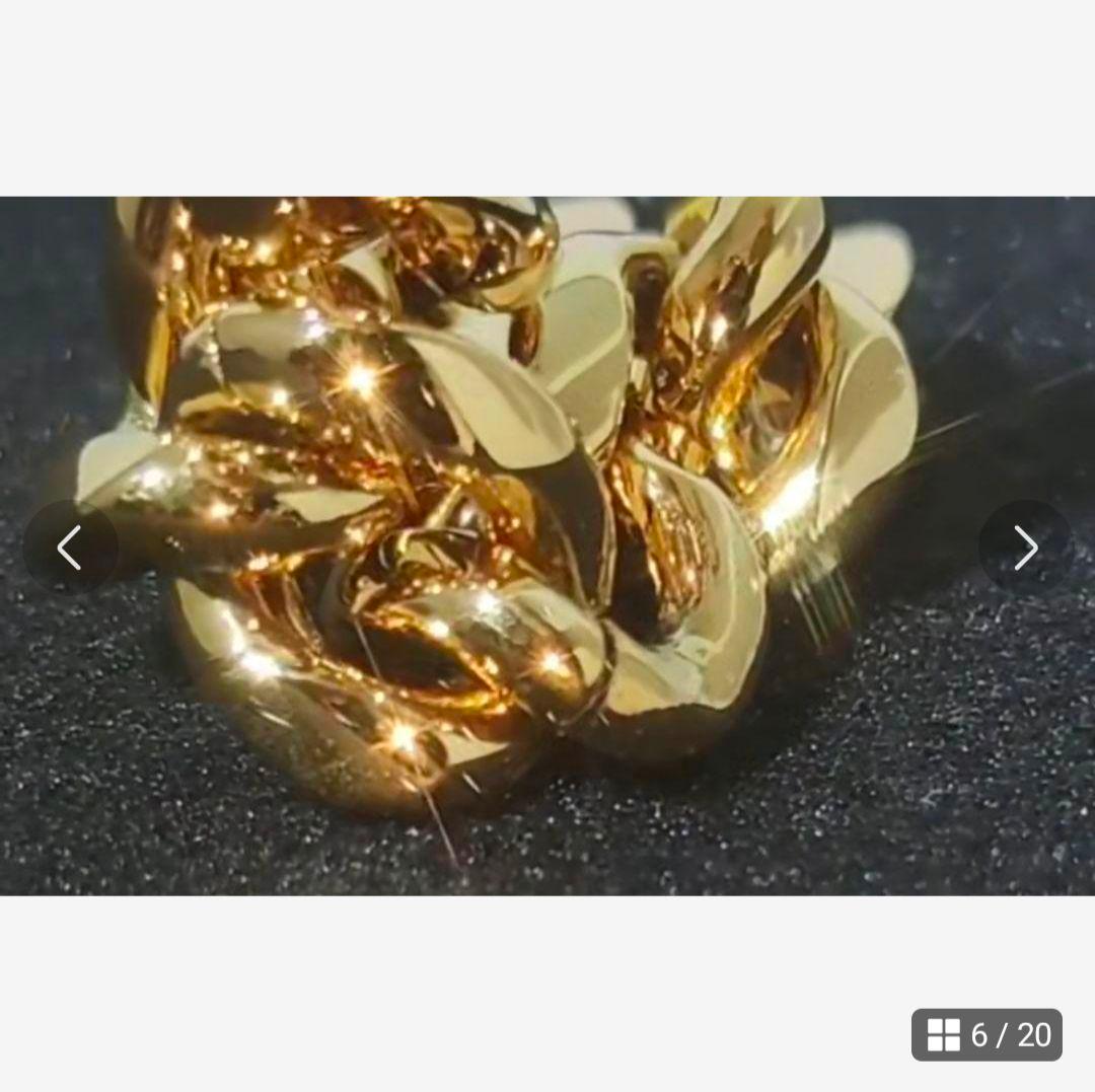 20cm】【10mm】【18K刻印あり】【Miami Cuban】ブレスレット - メルカリ