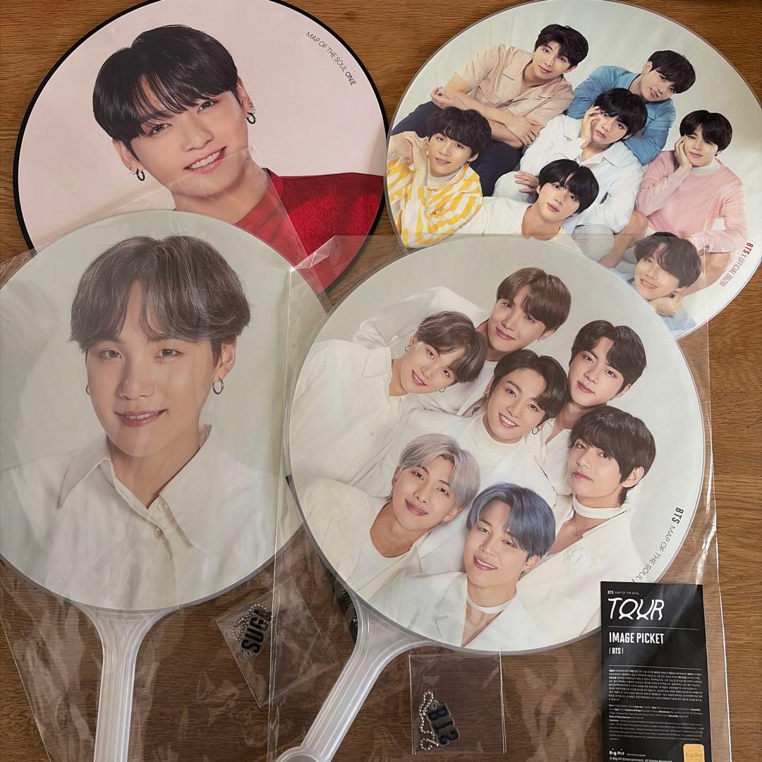 BTS うちわ JUNGKOOK SUGA オール×2の4本セット - メルカリ