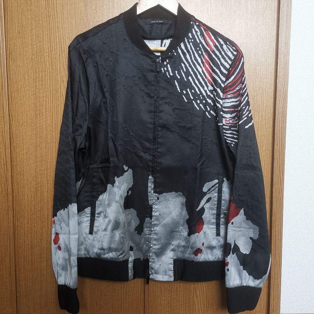GACKT着用 EMPORIO ARMANI 指紋柄ボンバージャケット 52 - メルカリ