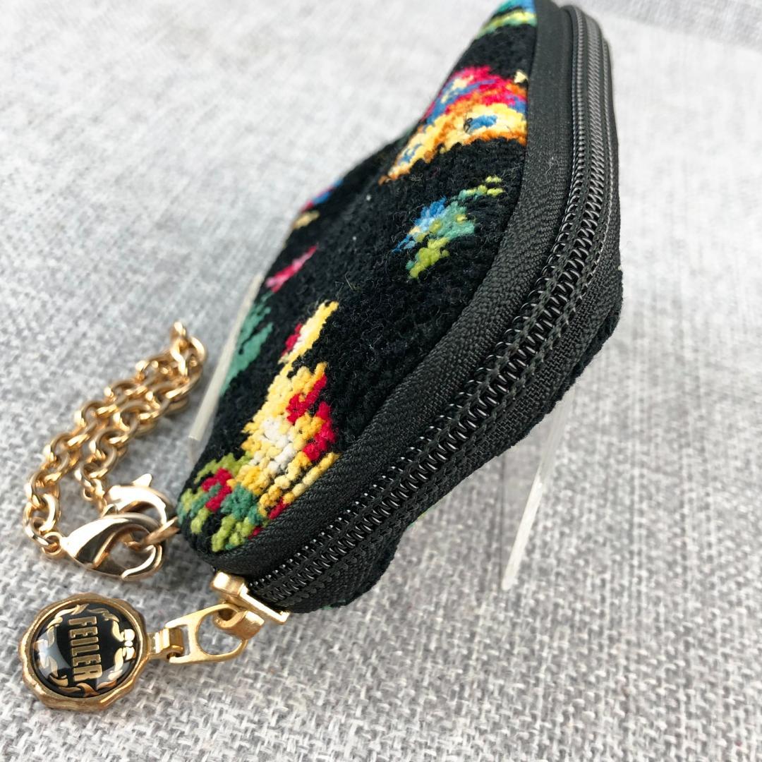 美品 フェイラー☆『ハイジ』柄 キーケース ミニポーチ チェーン付