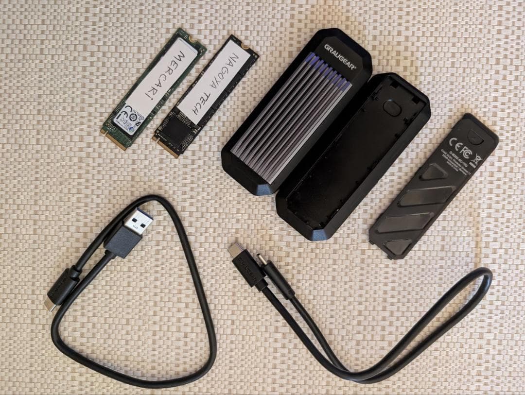 Samsung NVMe 960 PRO SSD 512GB+256GB ケース サムスン、M.2接続のSSD