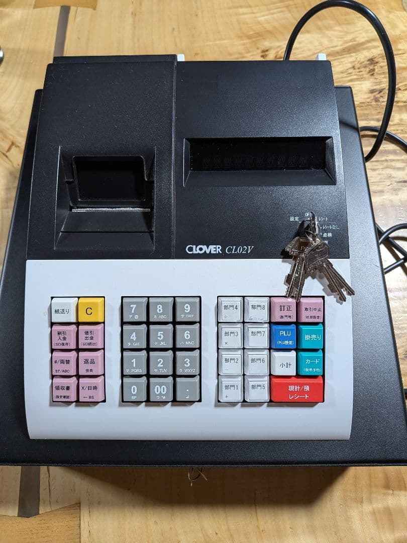 CLOVER CL02V レジスター CLOVER 102LC – クローバー電子