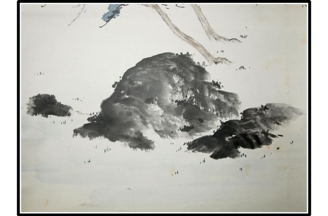 日本時代の掛け軸その6　肉筆保証　激安骨董品　江戸鎌倉平安 X1129C16-9