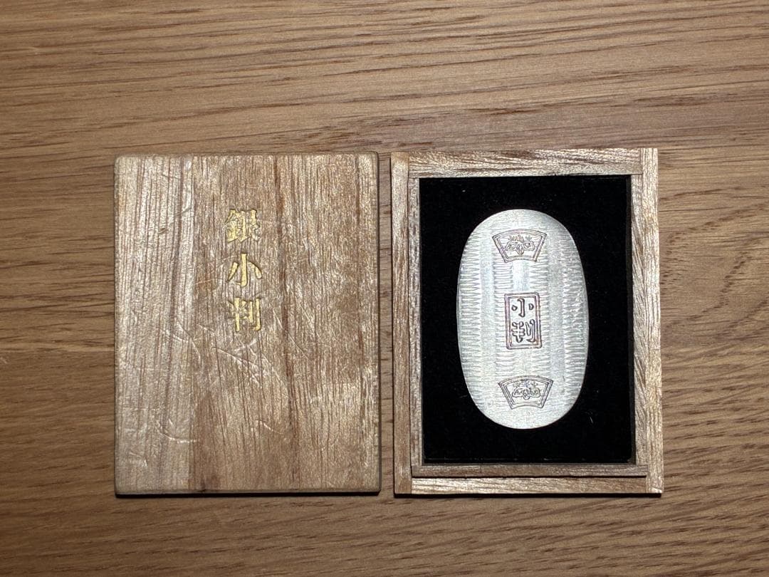 012 純銀小判 6g 桐箱付き 012 純銀小判 6g 桐箱付き