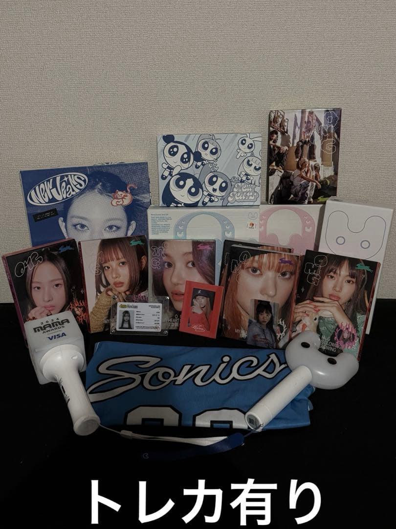 s*a様 New Jeans アルバムセット+ペンライト+おまけ New Jeans ショップ アルバムセット+ペンライト+おまけ