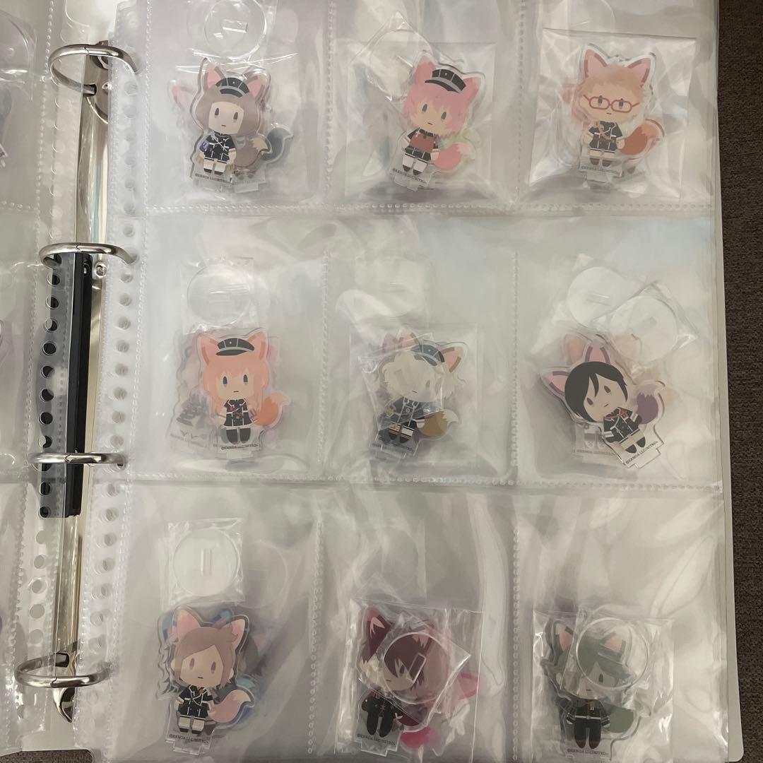 刀剣乱舞の日本刀と未来展　御供散歩きつね　ミニアクリルスタド　コンプリートセット