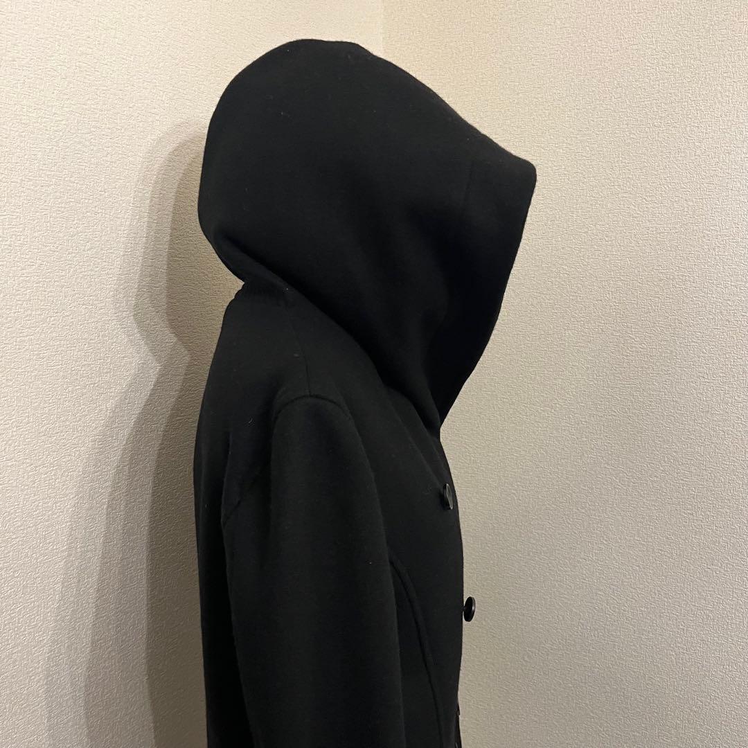 archive ato big hood wool coat mode dark