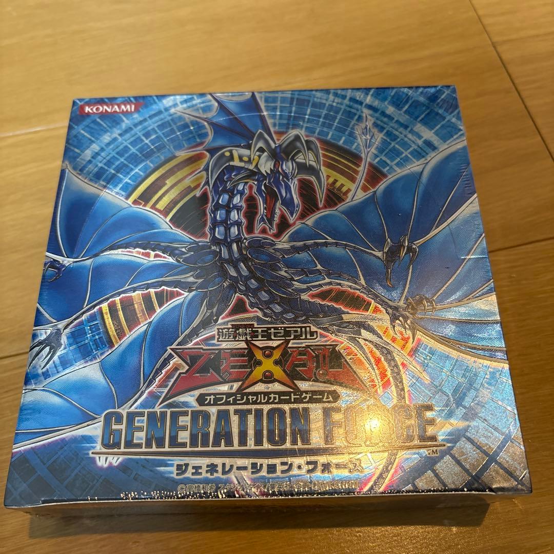 遊戯王 ジェネレーションフォース 新品未開封BOX シュリンク付き