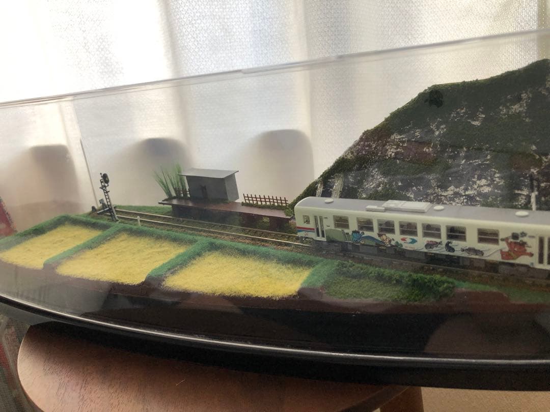 車両付き鉄道ジオラマ1 (田舎の終着駅)