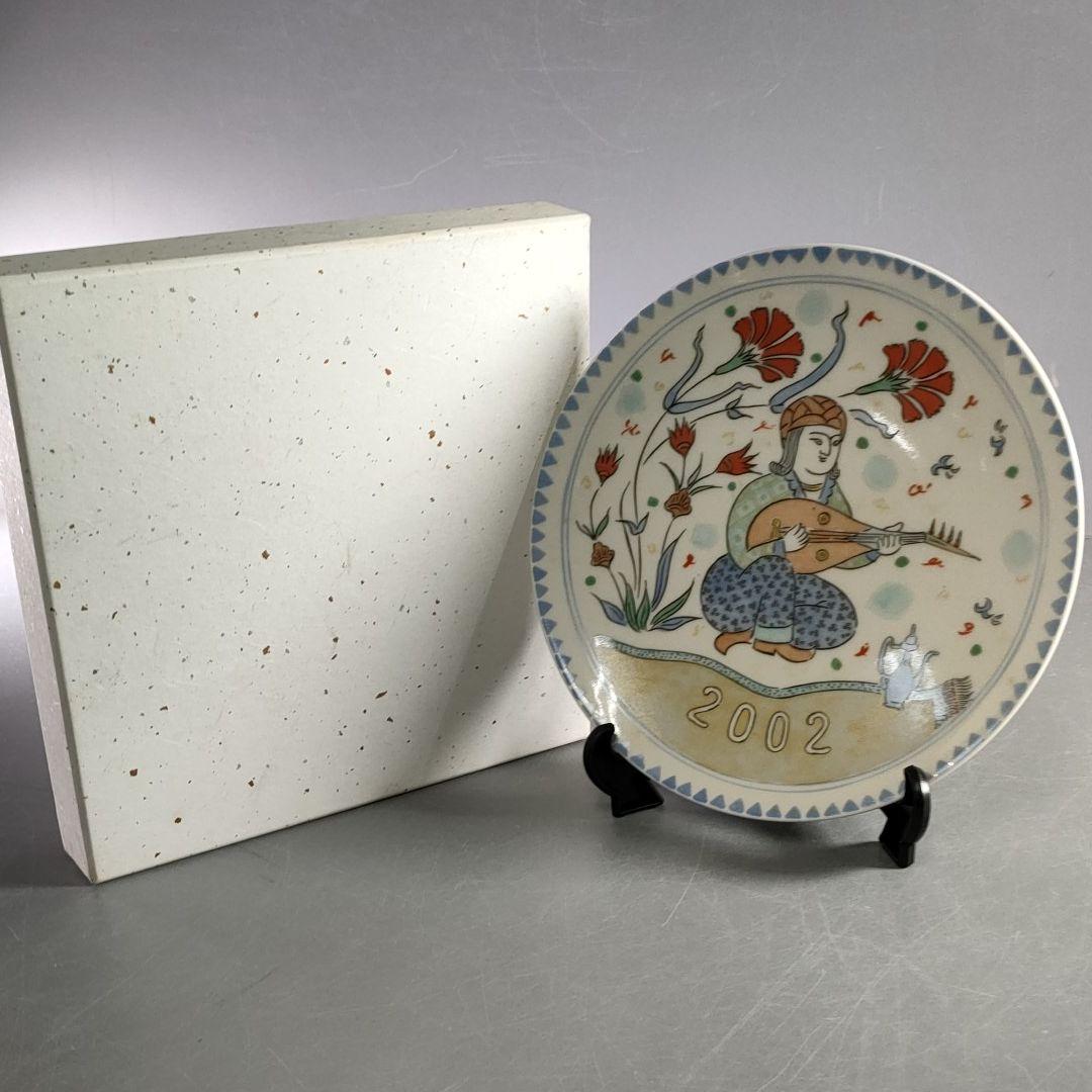 340-4/人間国宝 加藤卓男/幸兵衛窯/飾皿/イヤープレート2002年 - メルカリ