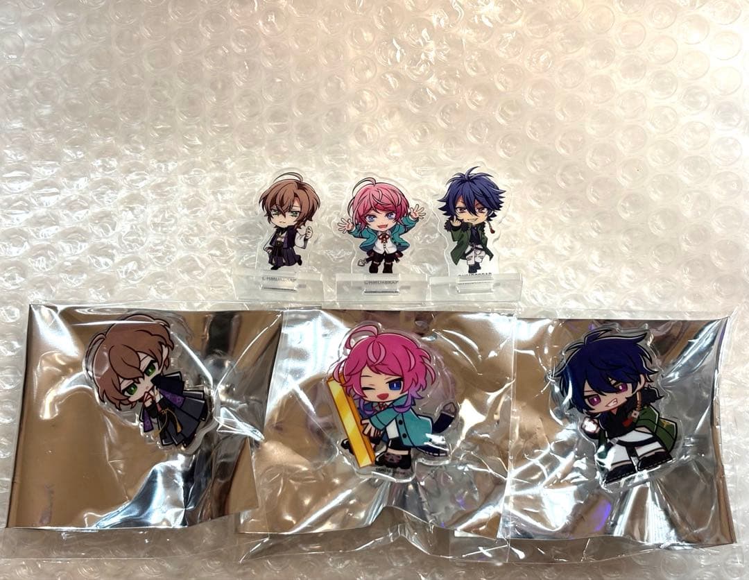 ヒプマイ ちびキャラリング シブヤ ポッセ 乱数 幻太郎 帝統 アクリルスタンド