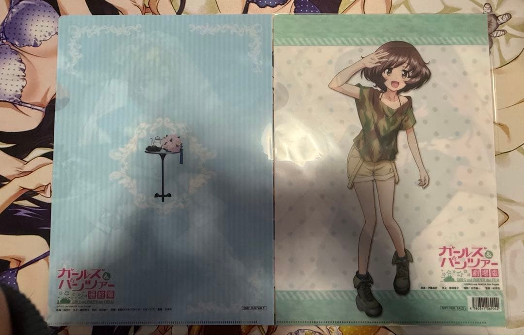 ガールズ&パンツァー あんこう祭カーテン魂購入特典 クリアファイル おまけ付き
