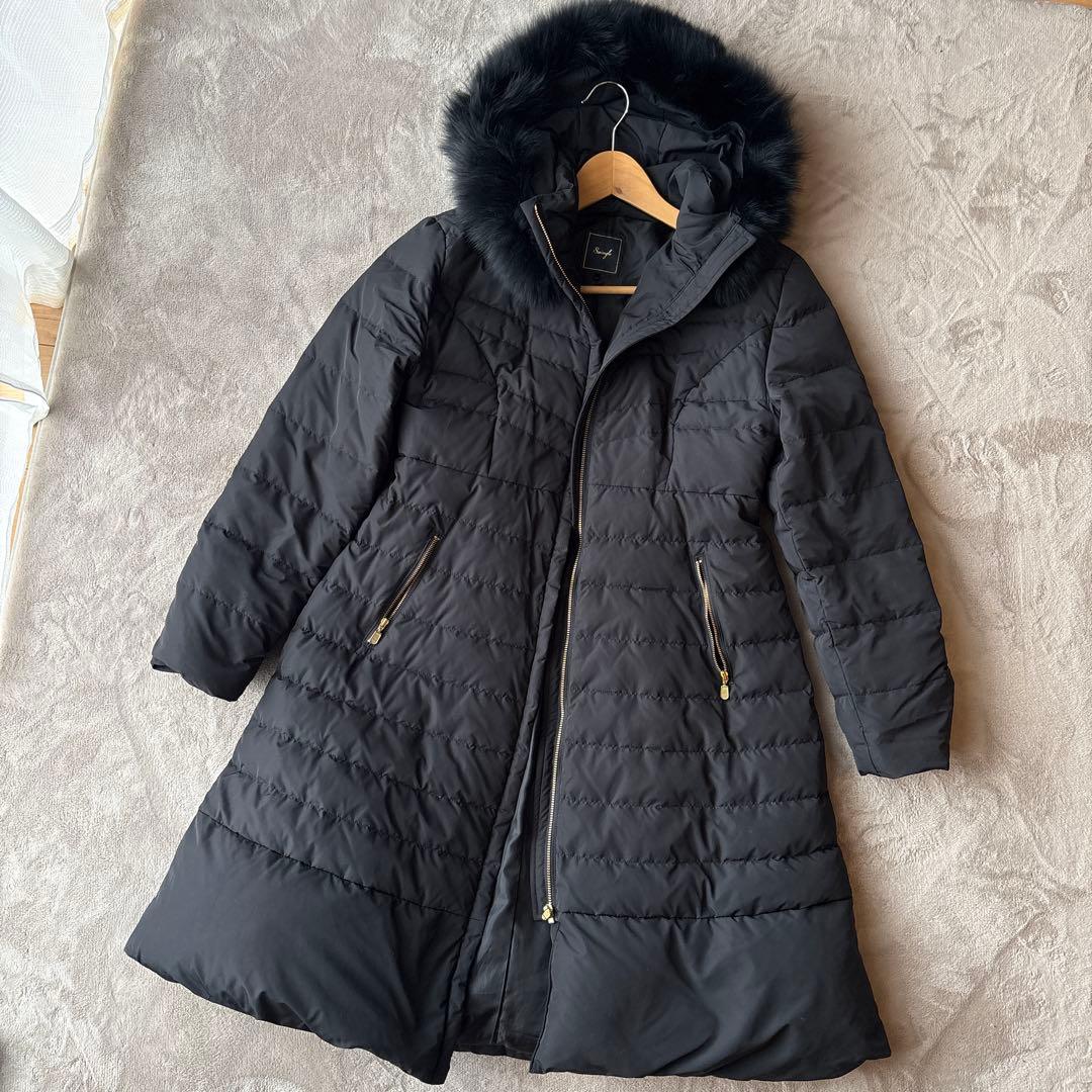 swingle スウィングル ロング ダウンコート 黒 M swingle スウィングル ロング ダウンコート 黒 M - メルカリ