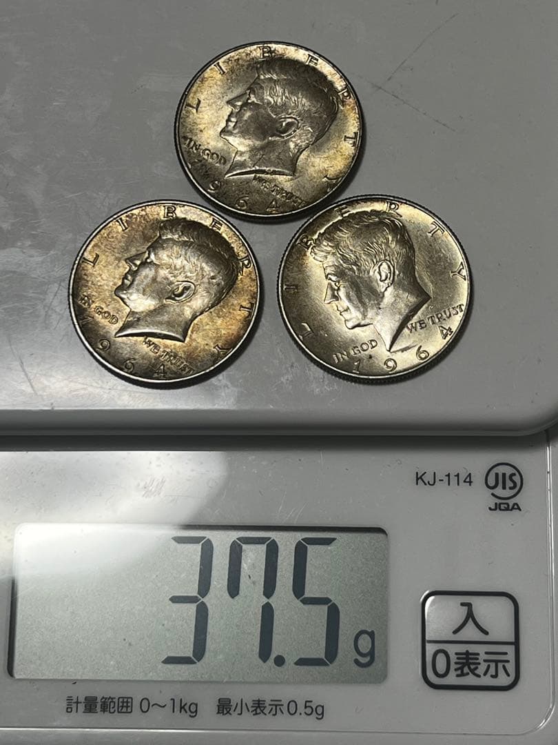 1964年 ケネディハーフダラー3枚セット - メルカリ