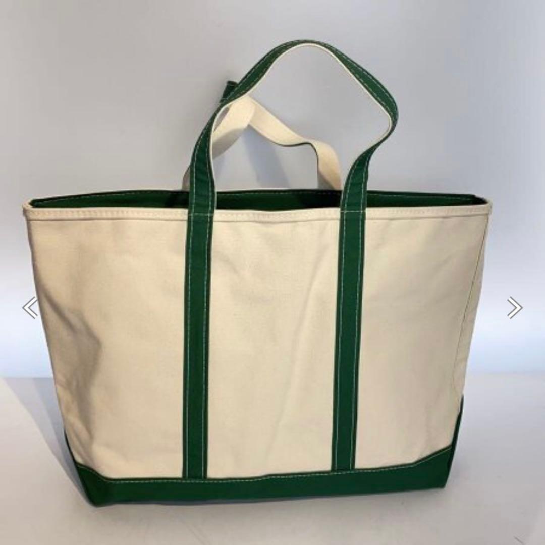 6241 L.L.Bean トートバッグ ラージ 緑 チャック付
